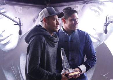 نجم فريق برشلونة الإسباني لكرة القدم، نيمار دا سيلفا.