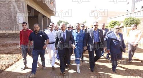 جولة بعض نواب البرلمان في رأس غارب لمعاينة آثار السيول