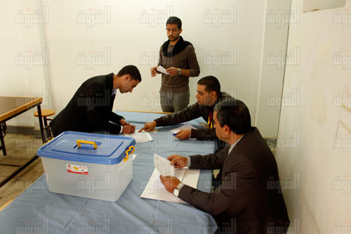 انتخابات اتحاد طلاب مصر- معهد اعداد القادة- تصوير هبة الخولي