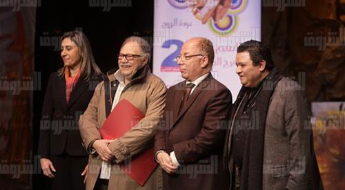 افتتاح احتفالية المسرح الجامعي وتكريم يحيى الفخراني بمركز الإبداع - تصوير: هبة الخولي