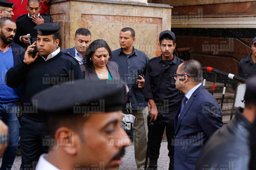 النطق بالحكم على نقيب الصحفيين فى قضية اقتحام نقابة الصحفيين تصوير هبه الخولى