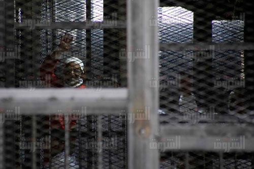 محاكمة محمد بديع - تصوير هبة الخولى