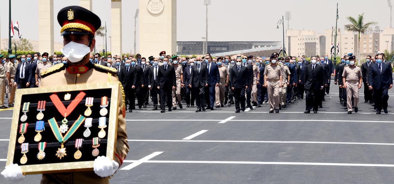 الجنازة العسكرية للفريق محمد سعيد العصار
