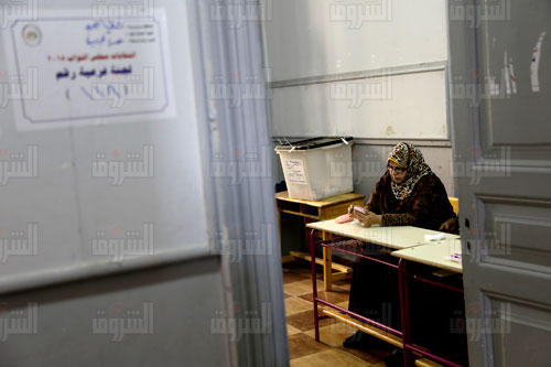 اعادة الجولة الثانية من الانتخابات البرلمانية - تصوير ابراهيم عزت