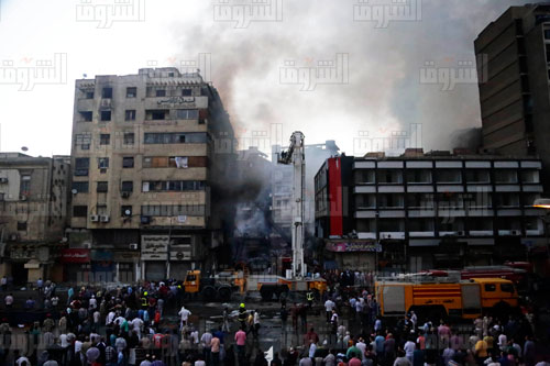 لحريق العتبة- تصوير أحمد عبدالجواد