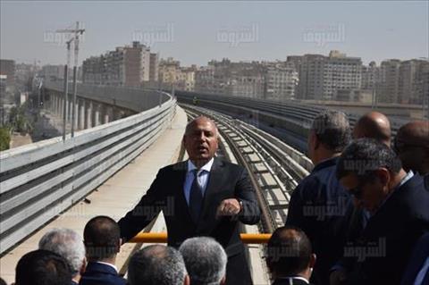 جولة وزير النقل بمحطات المترو الجديدة تصوير- زياد أحمد