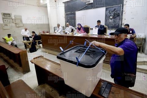 جولة الإعادة من المرحلة الأولى للانتخابات البرلمانية- تصوير هبة الخولي