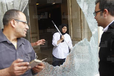 فندق الاهرامات الثلاثة بعد الهجوم الارهابى عليه تصوير رافى شاكر