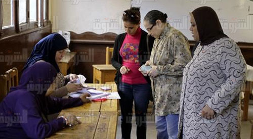 جولة الاعادة للانتخابات البرلمانية<br/>- تصوير أحمد عبداللطيف