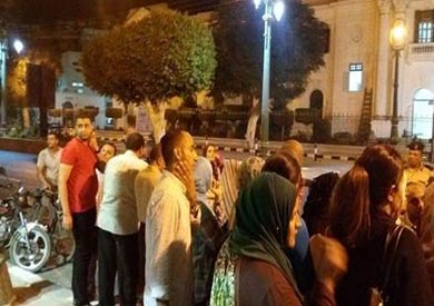 احتجاجات المعلمين امام ديوان المحافظة