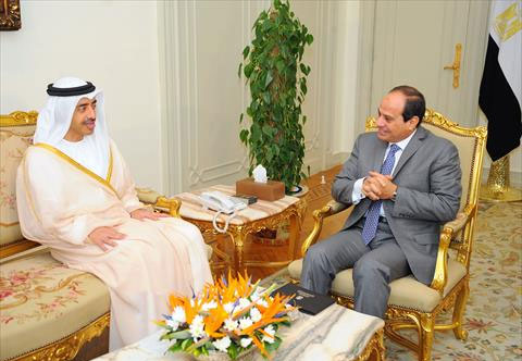السيد الرئيس يستقبل وزير خارجية الإمارات