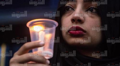 وقفة لضحايا مركب رشيد امام نقابة الصحفيين تصوير ابراهيم عزت