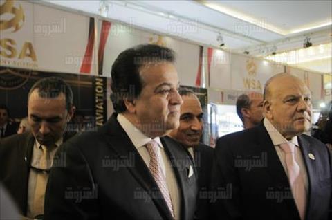 وزير التعليم العالي يفتتح أكبر معرض دولي للتعليم العالي والتدريب.. تصوير زياد حسن