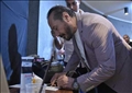 بحضور على الحجار افتتاح معرض من وحي الحجار للفنانة منى شعير بدار الأوبرا المصرية - تصوير: دنيا يونس