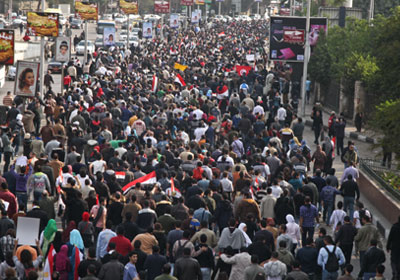 جمعة الغضب 28 يناير 2011 (صورة أرشيفية).. تصوير: أنيس روجيه