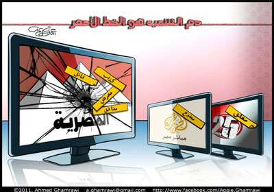 كاريكاتير القارئ أحمد الغمراوي