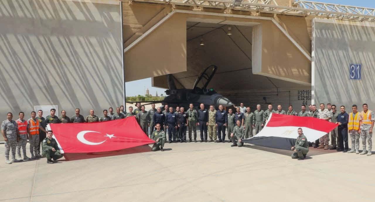 انطلاق فعاليات التدريب الجوى المشترك المصري التركي