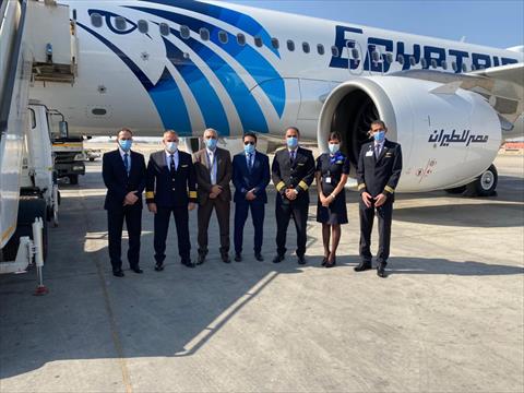 مصر للطيران تتسلم الطائرة الخامسة من طراز إيرباص A320 Neo