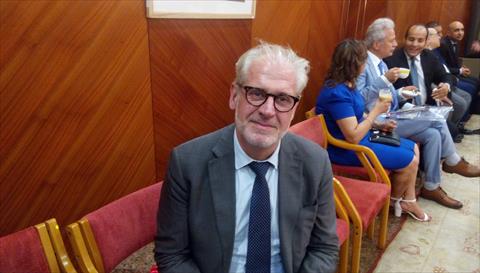 لوران دي بوك، رئيس البعثة بمكتب المنظمة للدولية للهجرة غير الشرعية بمصر