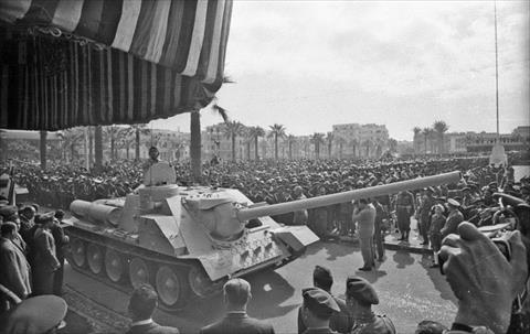 عرض عسكري في بورسعيد في ذكري العدوان الثلاثي