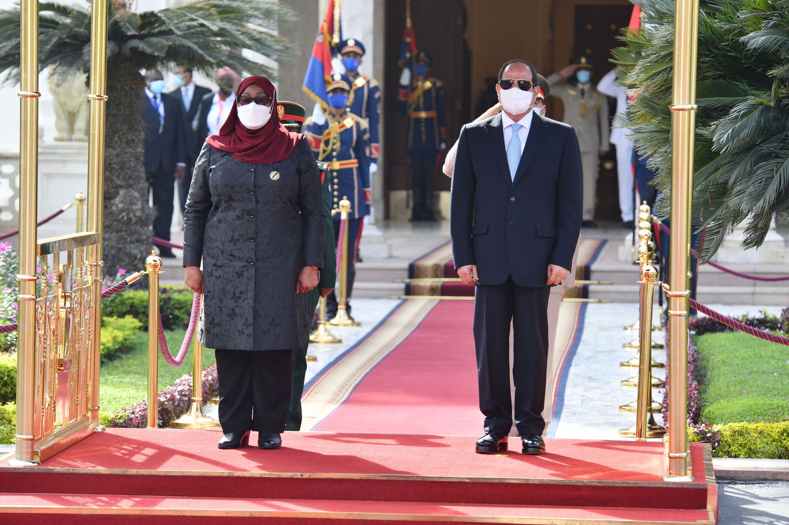 الرئيس السيسي ورئيس تنزانيا