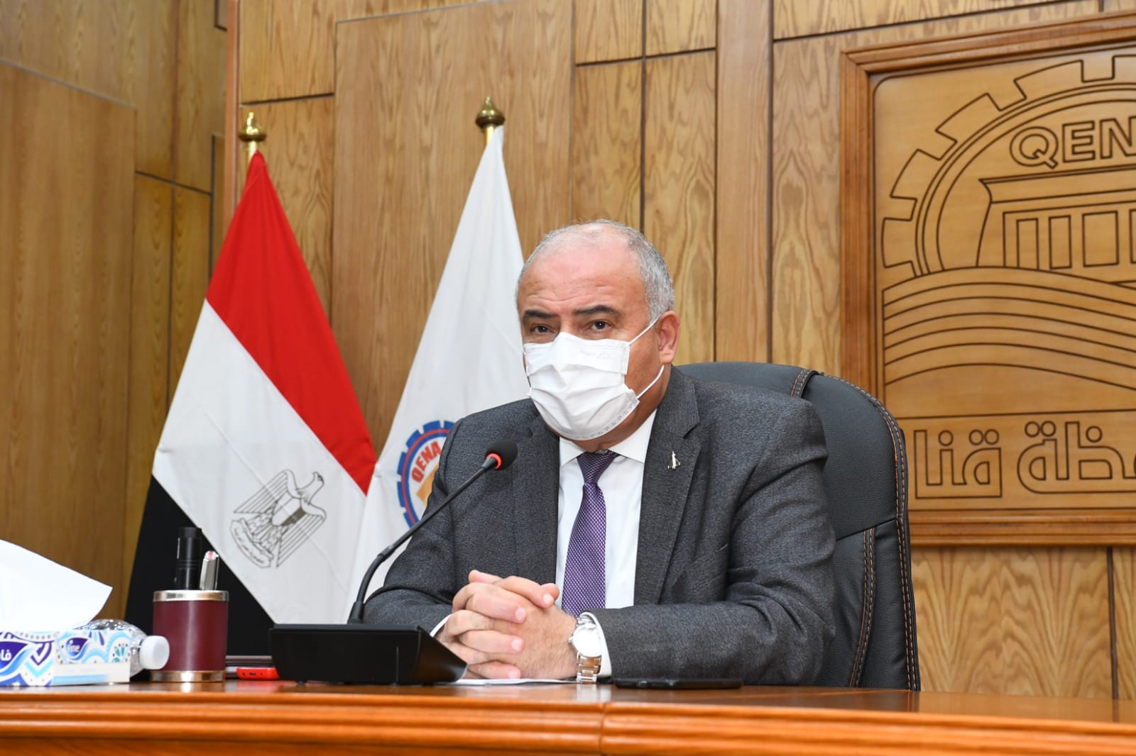 اللواء أشرف الداودي محافظ قنا