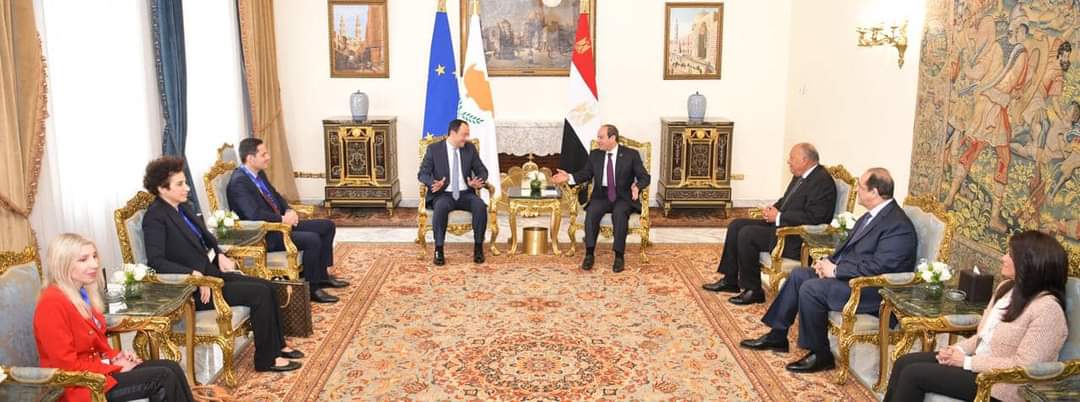 القادة الأوروبيون خلال قمة القاهرة يثمنون الموقف المصري الحكيم والنشط الهادف لاستعادة الاستقرار بالمنطقة