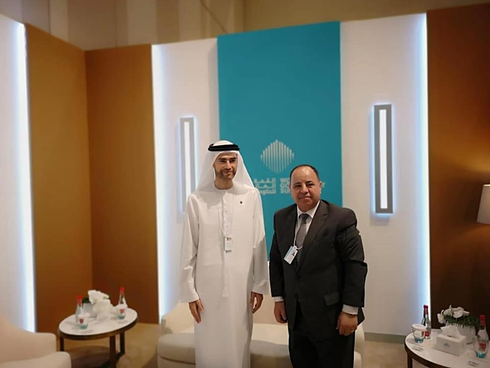 وزيرا المالية المصرى والإماراتي