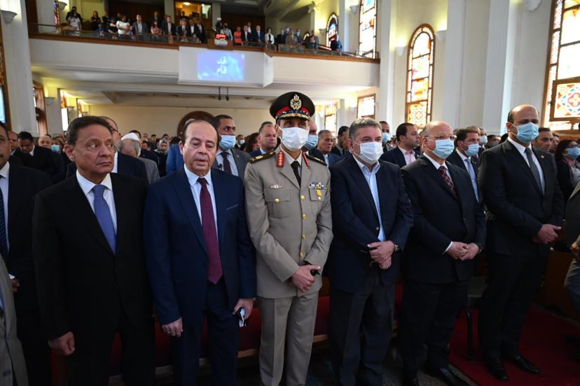 احتفال الطائفة الإنجيلية بعيد القيامة . تصوير- أحمد عبدالفتاح