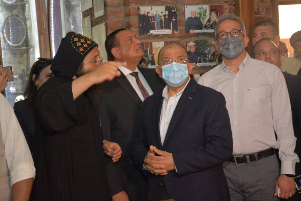 وزيرا السياحة والتنمية المحلية ومحافظ البحيرة يفتتحون مسار العائلة المقدسة بوادي النطرون