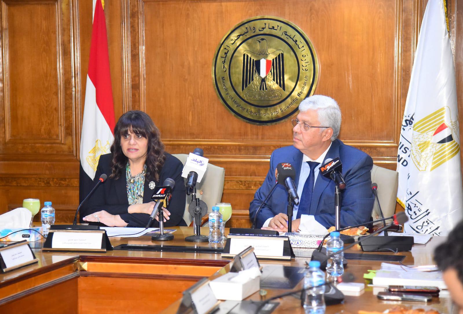 وزيرا التعليم العالي والهجرة