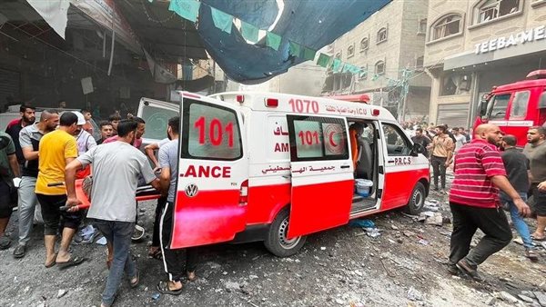 الهلال الأحمر الفلسطيني يحمل المجتمع الدولي المسئولية عن انهيار المنظومة  الصحية في غزة - بوابة الشروق - نسخة الموبايل