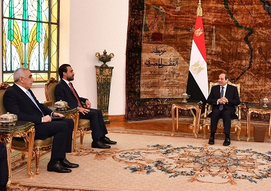 الرئيس السيسي يستقبل الحلبوسي.. ويؤكد دعم مصرلأمن واستقرار العراق - بوابة  الشروق
