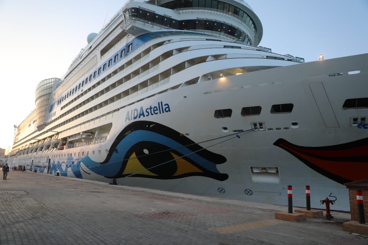 الإسكندرية تستقبل السفينة السياحية AIDA STELLR وتواصل نشاطها الملاحي والتجاري 