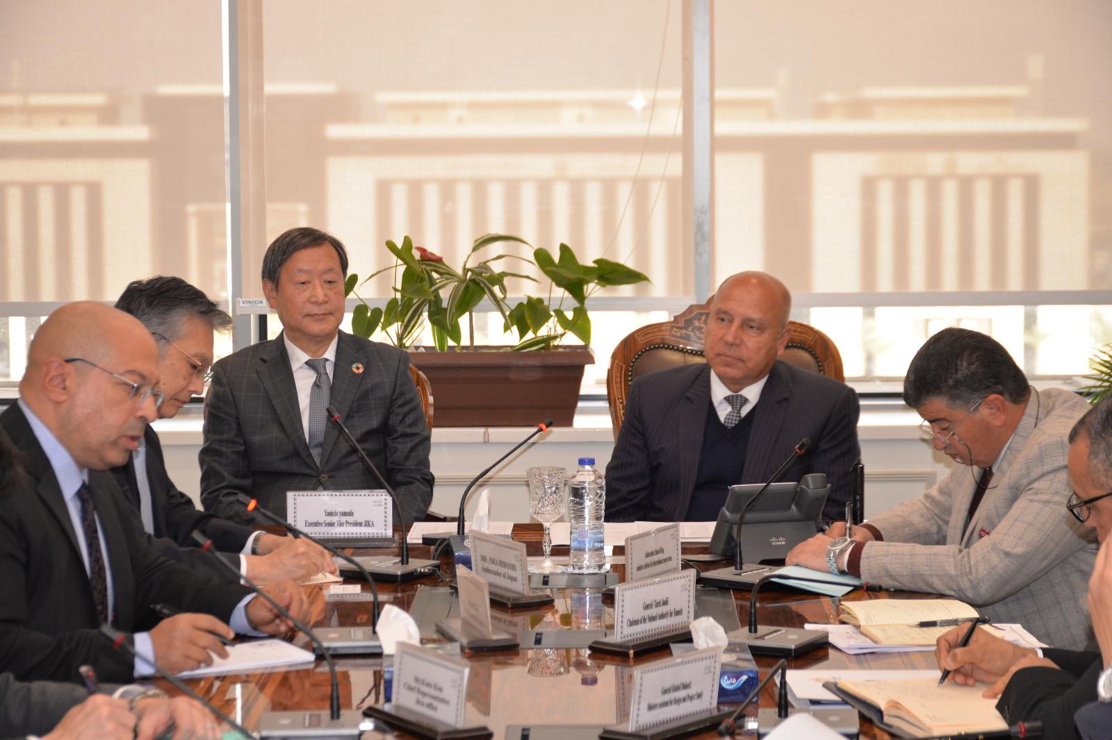 وزير النقل يبحث مع الجايكا والسفير الياباني مد المرحلة الأولى من الخط الرابع للمترو