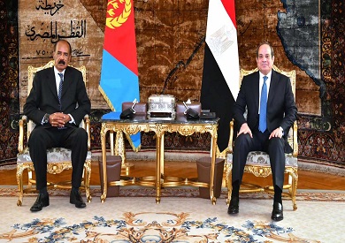 السيسي والرئيس الاريتري يبحثان تنشيط التبادل التجاري بين البلدين