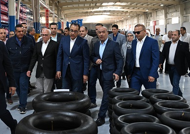 مدبولي: حجم إنتاج مصنع إطارات السيارات ببورسعيد 25% من حجم الطلب المحلي أكتوبر المقبل