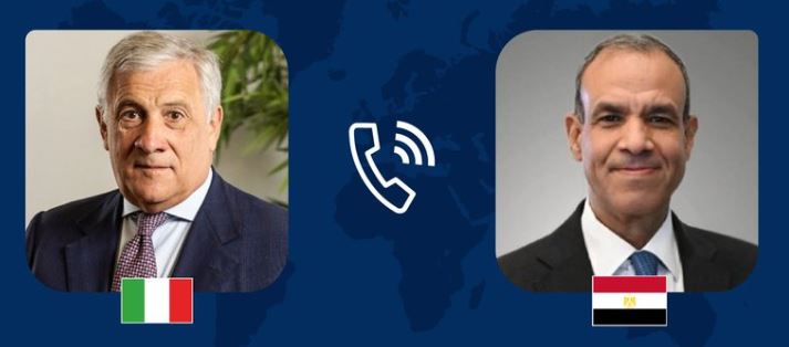 إيطاليا تشيد بجهود مصر ووساطتها لتحقيق الاستقرار في الشرق الأوسط 