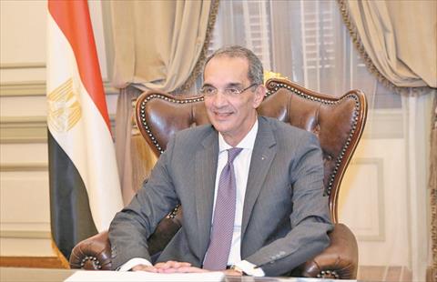 وزير الاتصالات وتكنولوجيا المعلومات الدكتور عمرو طلعت