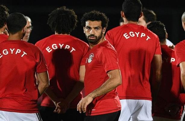 محمد صلاح مع المنتخب الوطني