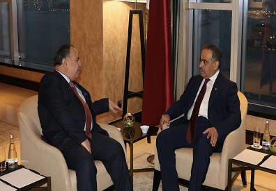 وزير المالية ونظيره القطري يستعرضان سبل تعزيز وتوسيع العلاقات الثنائية