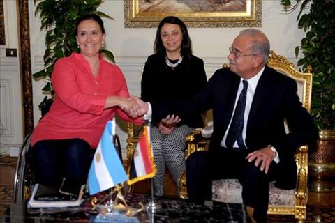 رئيس الوزراء يستقبل نائب رئيس جمهورية الارجنتين‎