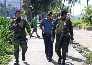 قوات الأمن الفلبينية