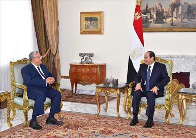 الرئيس يستقبل رئيس المحكمة الدستورية