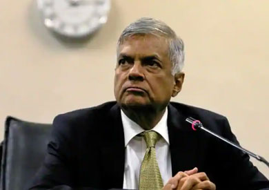 رئيس وزراء سريلانكا المعزول من منصبه رانيل ويكريميسينجي