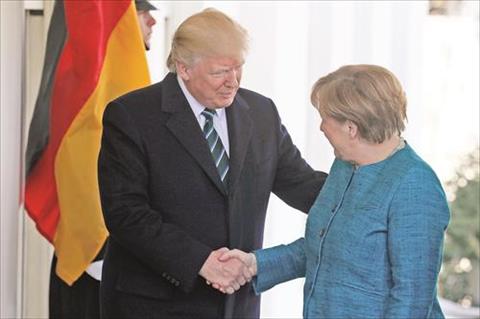 ميركل و ترامب