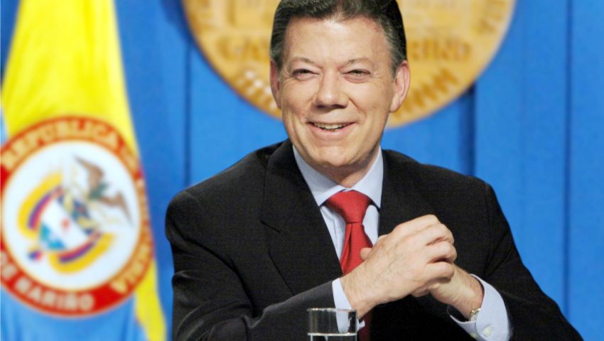 رئيس كولومبيا خوان مانويل سانتوس