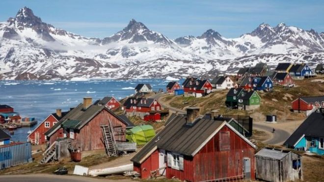 غرينلاند تتمتع بالحكم الذاتي في ظل سيادة الدنمارك
