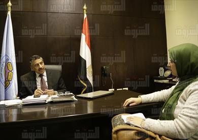 السيد عبدالستار المليجى-نقيب العلميين تصوير ابراهيم عزت