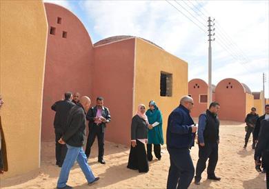 المنازل الريفية الجديدة بقرية بورسعيد فى الوادى الجديد